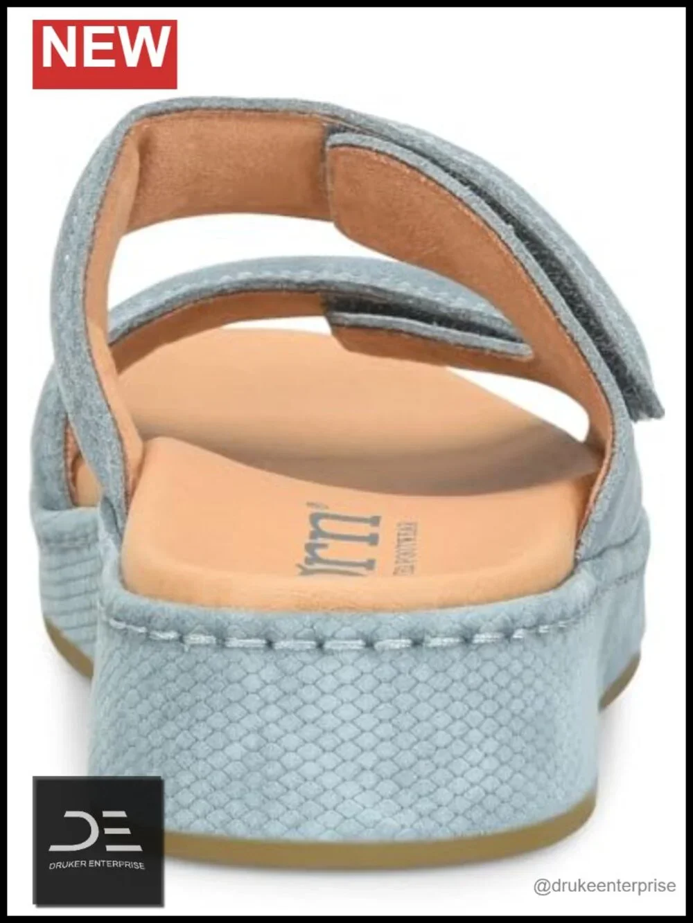 Born Vivian Womens Suede Wedge Sandals Open Toe Hook Loop Casual